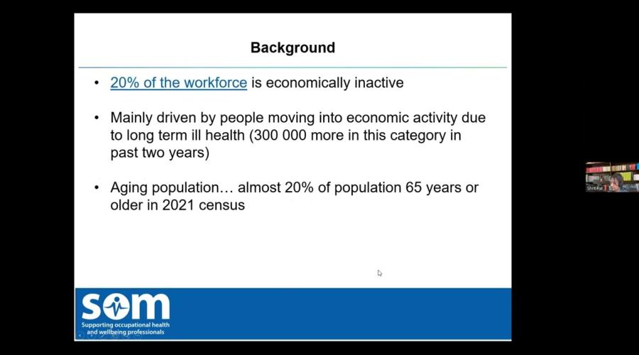 Embedded thumbnail for Improving workplace health in your locality - what would good look like?