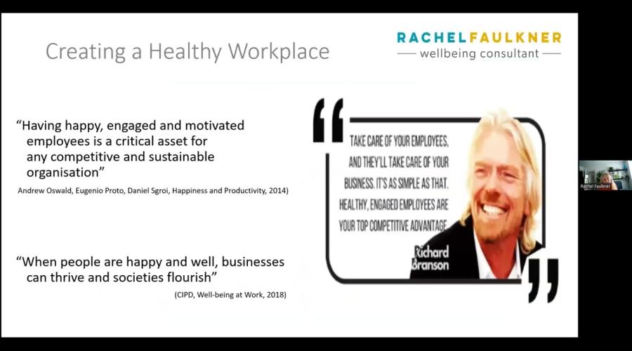 Embedded thumbnail for The role of Occupational Health to support Wellbeing – Prevention is Key!