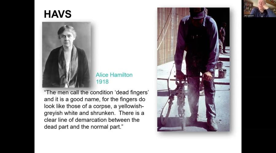 Embedded thumbnail for SOM Basics in OH webinar series 2024 - 8. Hand Arm Vibration at work