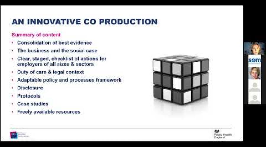 Embedded thumbnail for SOM/C3 Webinar: The Health and Wellbeing at Work Summary Toolkit