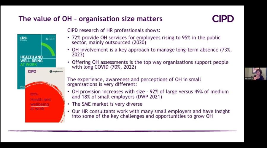 Embedded thumbnail for Webinar on Consultation - ‘Occupational Health: Working Better’